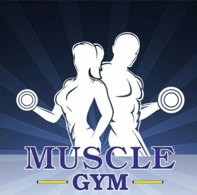 Логотип компании Muscle Gym